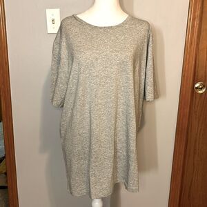 Tommy John marled gray crew neck cotton tshirt size XL BIN E